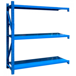 中型貨架副架2000×500×2000mm(三層,300kg/層,藍色)