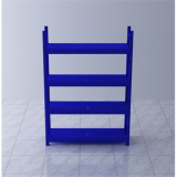 重型貨架主架2000×600×2500mm(四層,1T/層,藍色)