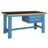 重型工作臺高分子桌板帶兩吊抽，GF1500-B，GF1800-B，GF2000-B