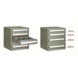 雙軌工具柜580×525×665mm(四個(gè)抽屜) 綠色，F(xiàn)C-665N