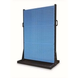 固定型雙面物料架960×630×1450mm(4方孔2百葉)，KR-2342