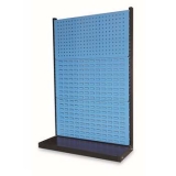 固定型單面物料架960×375×1450mm(1方孔2百葉)，KR-1312